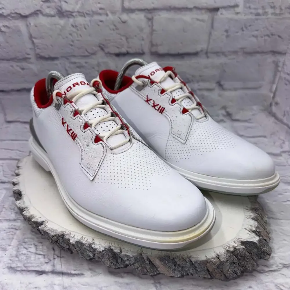 Nike Air Jordan Mens ADG 5 Leather Golf Shoes Turf Formula 23 FQ6642-101 Size 8